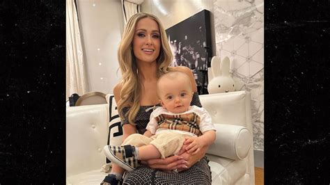 Paris Hilton responde a los comentarios de sus fans sobre la gran cabeza de su hijo