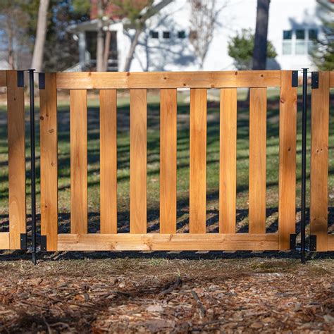 48"W x 32"H (2 Panels) Newberry Wood Fence Kit, Perfect as a Small Dog ...