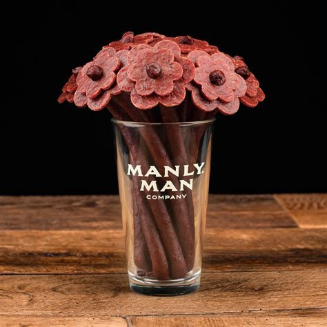 Beef Jerky Flower Bouquets // 100% Edible // Manly Man Co® - Manly Man Co.