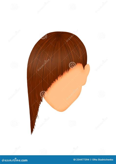 Hair Short In Back Long In Front - Old