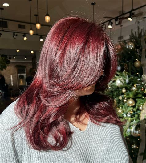 50+ Beautiful Merlot Hair Color Ideas For Any Hair Length