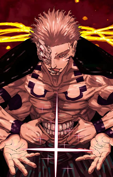 RYOMEN SUKUNA ☆ | Jiujitsu, Chicos de anime, Ilustración manga