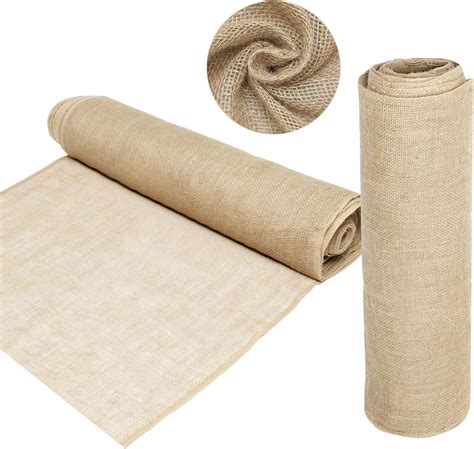 Amazon.com: Tranqun 40'' x 100 ft Burlap Fabrics Roll Natural Burlap ...