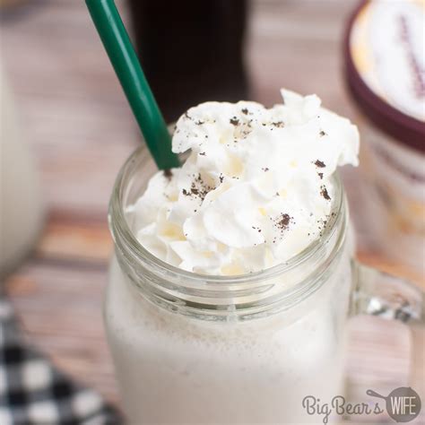 Homemade Vanilla Bean Frappuccino - Big Bear's Wife