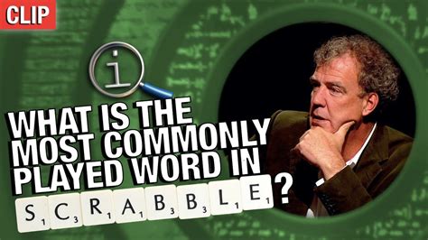 QI | What Is The Most Commonly Played Word In Scrabble? - YouTube