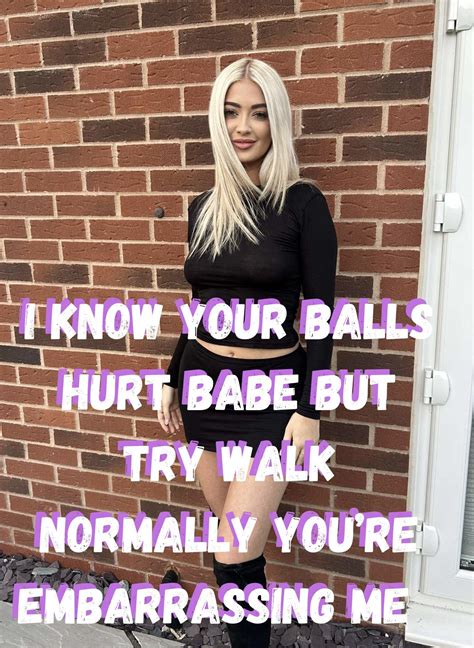 I'll punish your balls even more if you don't get it together [F19] : r/femdomCBTcaptions