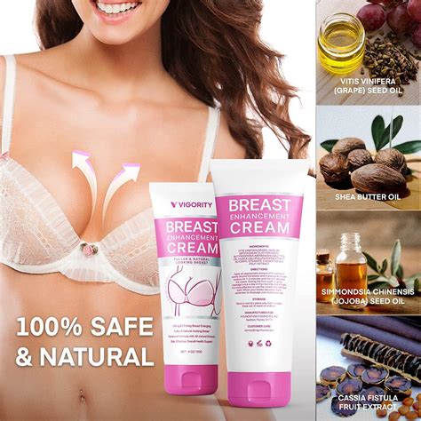 Breast Enhancement Cream - Natural Formula for Growth & Enlargement | Lift, Firm & Tighten ...