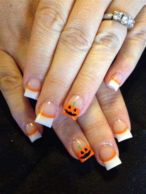 Halloween French Tip Nail Designs at Michael Siddons blog