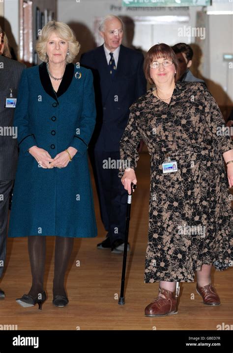 The Duchess of Cornwall with Lead Consultant Dr Mary Holt, during a ...
