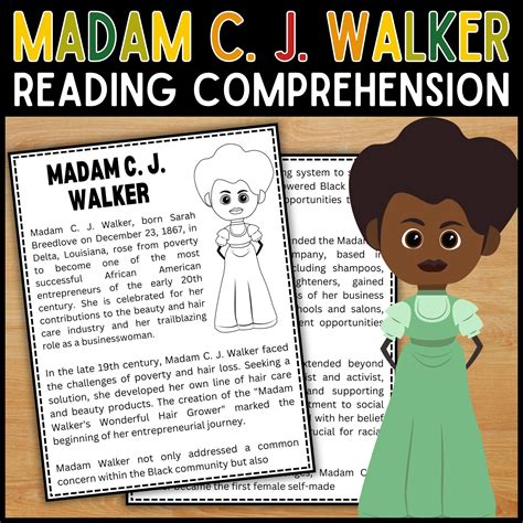 Madam Cj Walker Coloring Pages For Kids [2025]