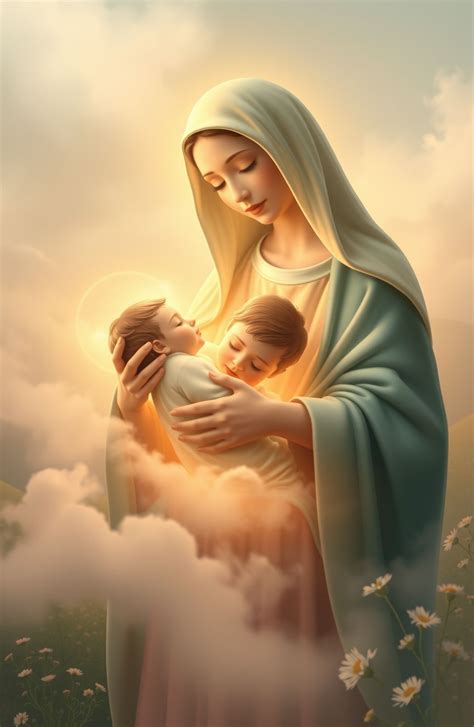 🔥 Free Download Jesus Christ Mother Mary Wallpaper by @jadams57 ...