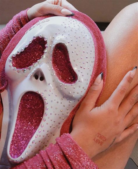 Pink Ghost Face Costume