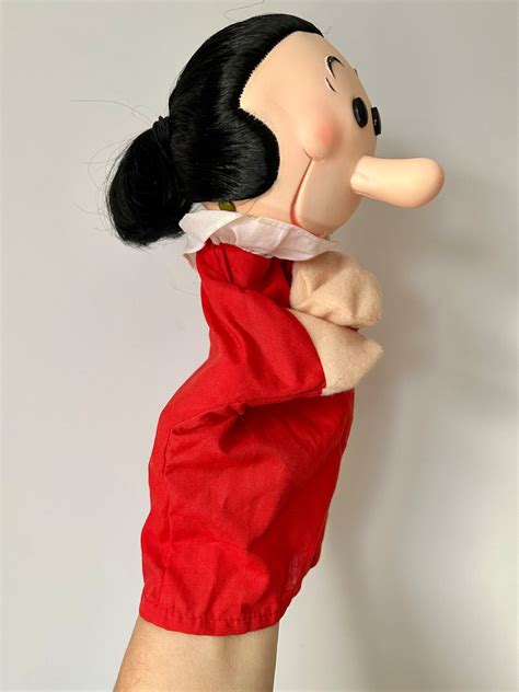 Vintage Popeye's Girlfriend OLIVE Hand Puppets / Popeye's OLIVE Hand ...