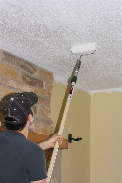 How To Paint Walls Next Popcorn Ceiling | Shelly Lighting
