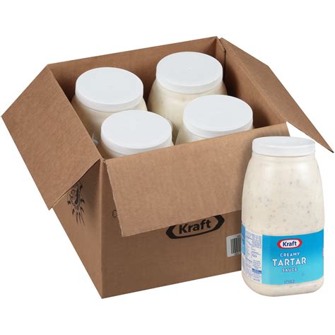 KRAFT Bulk Creamy Tartar Sauce, 1 gal. Jug (Pack of 4) - Walmart.com