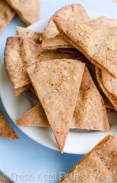 Easy Homemade Pita Chips - Fresh April Flours