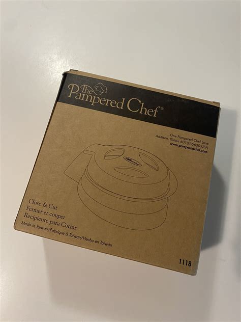 Pampered Chef Close and Cut Bagels Meat Veggies Fruit Safe Slicer No ...