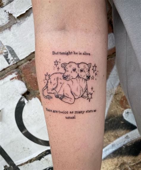 Two headed calves tattoo – Artofit