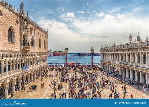 Aerial View of the Iconic St. Mark S Square, Venice, Italy Editorial ...