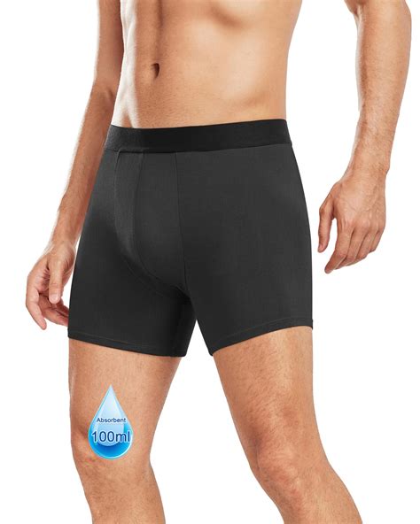 Amazon.com: Intiflower Incontinence Underwear for Men, Washable Leak Proof Underwear for Men ...