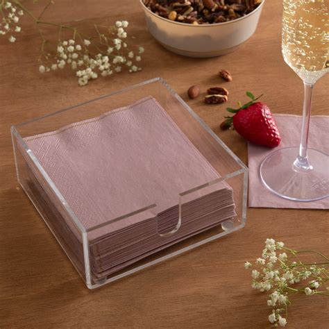 Acrylic Beverage Napkin Holders- Luxe Party - Luxe Party NYC