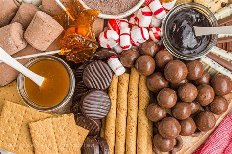 Hot Chocolate Charcuterie Board - Sparkles to Sprinkles