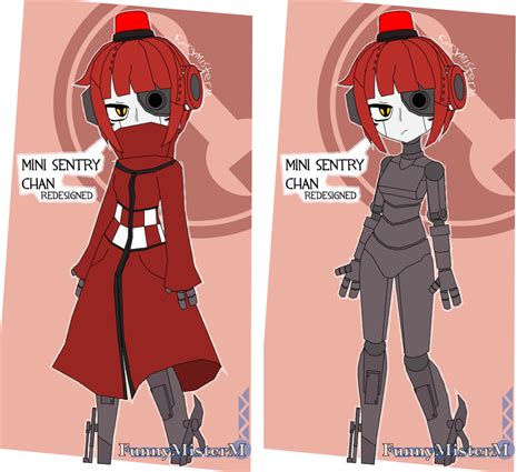 Mini Sentry Chan (redesigned full body/RED Team) by FunnyMisterM on ...