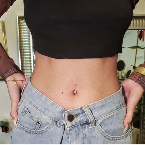 Double Navel Piercing Tumblr