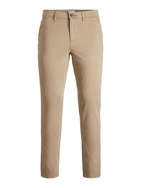 Slim Fit Chino trousers | Beige | Jack & Jones®