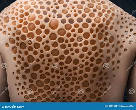 3d Rendering of Human Skin with a Hole and Pus on it. Photo for ...