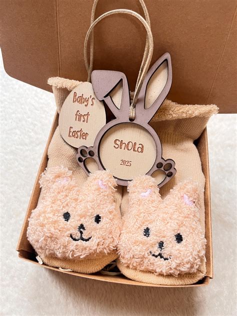 Baby's First Easter 2025 Baby's First Gift Box Easter Gift Granddaughter 1st Easter Keepsake ...