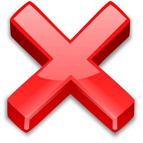 Red Cancel Button, Icon, Exit Symbol PNG
