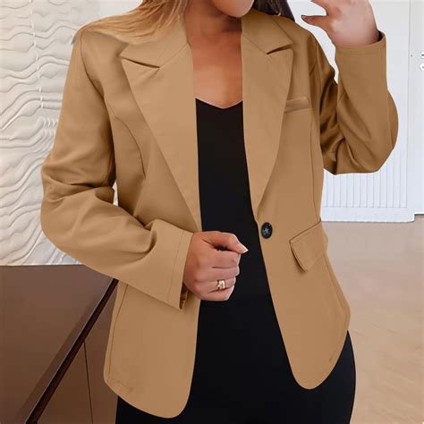 Delayuji Petite Blazers for Women Women Blazers for Work Casual Womens ...