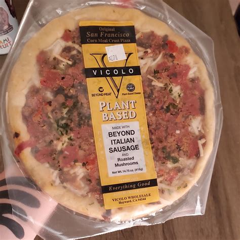 Beyond Italian Sausage & Roasted Mushroom Pizza from Vicolo - Vegan ...