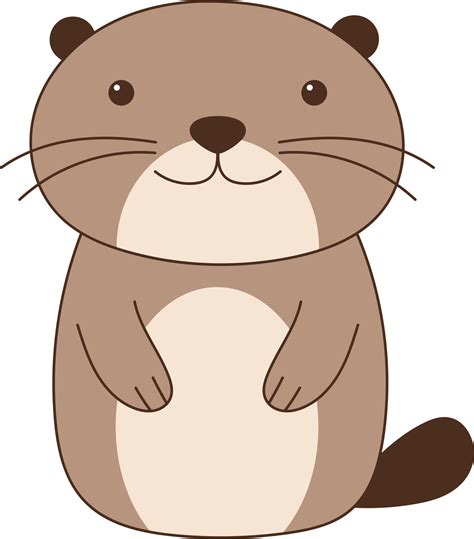 süß Otter Clip Art Design Illustration 48566747 PNG