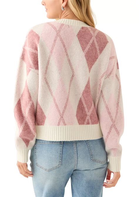 Oak & Trellis Women's Argyle Sweater | Belk