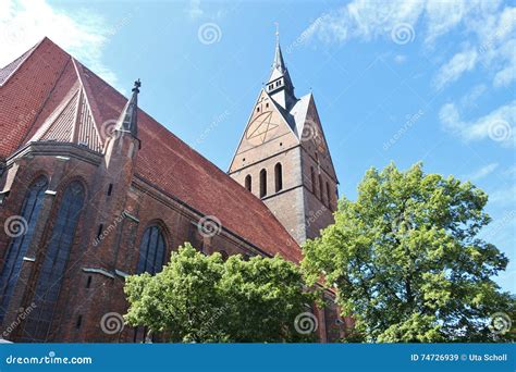 The Market Church in Hanover, Germany. Stock Image - Image of ...