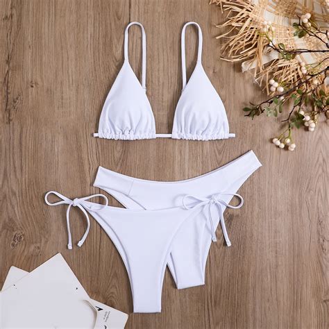 MSJUHEG Swimsuit Sets,White High Waisted Bikini,Bikini Sets for Women ...