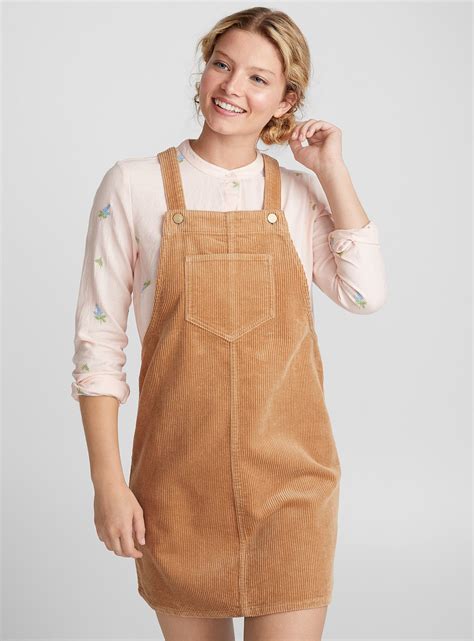 Corduroy jumper dress | Twik | | Dress for short women, Short dresses ...