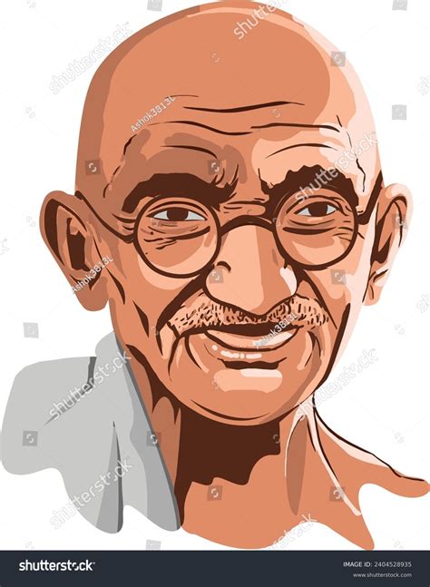 Mahatma Gandhi Born Mohandas Karamchand Gandhi Stock Vector (Royalty Free) 2404528935 | Shutterstock