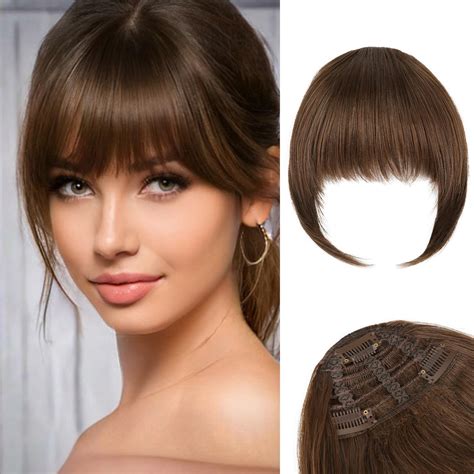 Amazon.com : REECHO Bangs Hair Clip in Bangs, 3 Secure Clips in Blunt ...