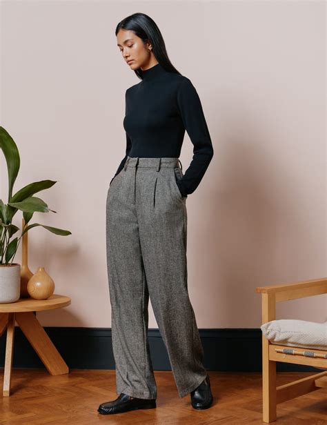 Women’s Wool Trousers | M&S