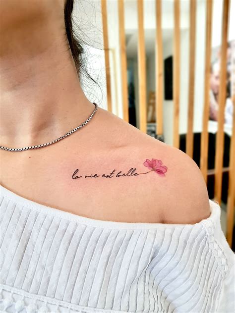 25 Collarbone Tattoo Ideas 2025 for Women - Unique, Minimalist, Flower ...