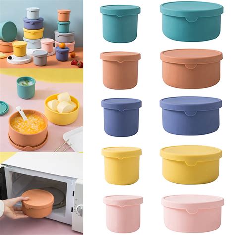 Leak-Proof Silicone Lunch Box, Thermal Insulation Container for Fruits and Vegetables - Walmart.com