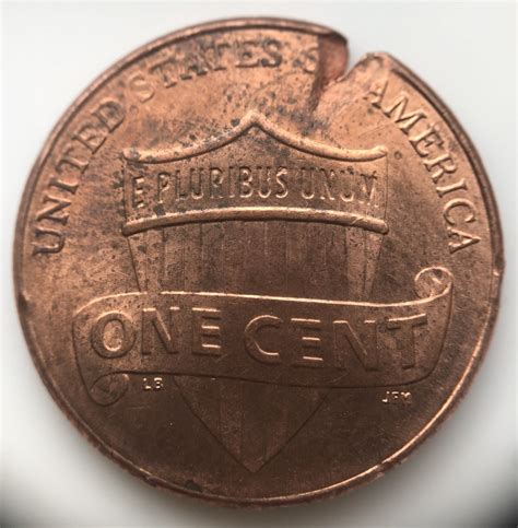 2018 Shield Cent Error. Ragged clip? Defective Planchet? | Coin Talk