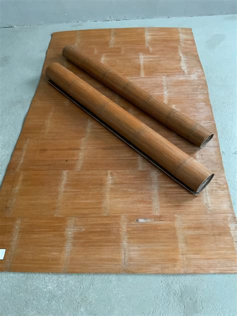 Japanese vintage split bamboo cane mats [3] - Clive Rogers