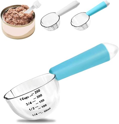 Amazon.com: Mutclord Dog food measuring scoop 1cup,cat food scoop, Pet food scoop,cat spoons for ...
