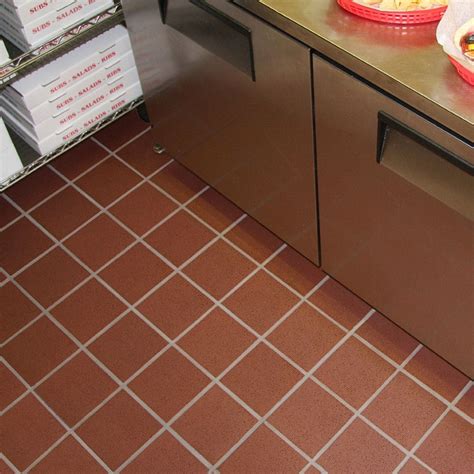 Red Blaze 6x6 Daltile Quarry Tile: works perfectly with Commercial Kitchens