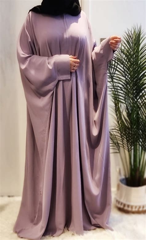 Butterfly Abaya with Front Zip - Diff Colours size 56-57" | Abaya ...