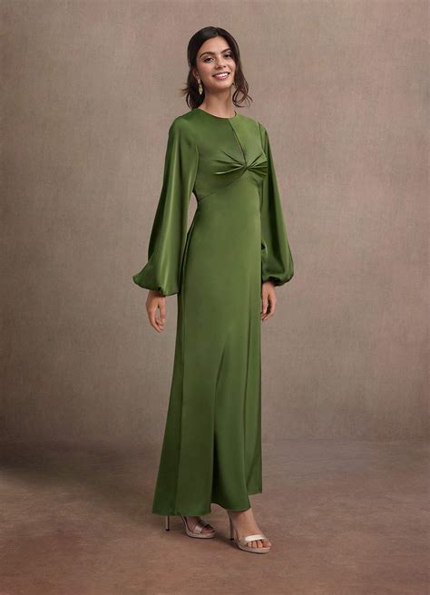 Garcelle Olive Green Maxi Dress Maxi Dress | Azazie
